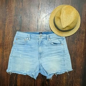 Gap High Rise 4" Denim Shorts